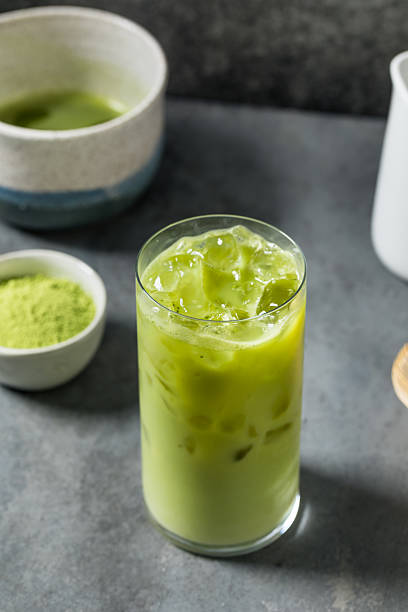 istock Cold Refreshing Iced Japanese Matcha Green Tea 2218662029