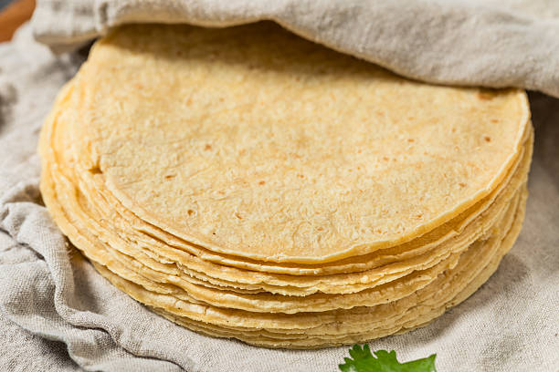 istock Homemade Organic Mexican Corn Tortillas 2218662435