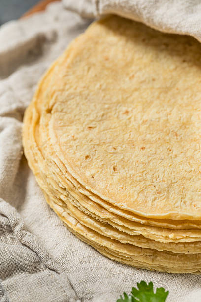 istock Homemade Organic Mexican Corn Tortillas 2218662472