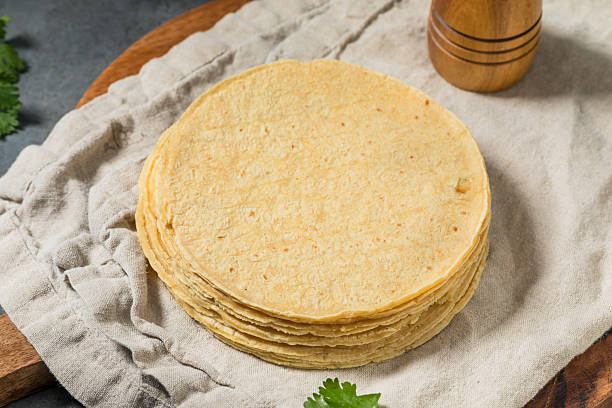 istock Homemade Organic Mexican Corn Tortillas 2218662528