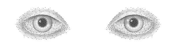 3D rendering Wired Shape Cyborg, Artificial Intelligence, Machine learning Concept.