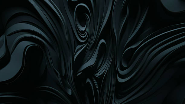 istock Abstract dark flowing organic lines background with subtle blue-grey tones, modern art 2218671468