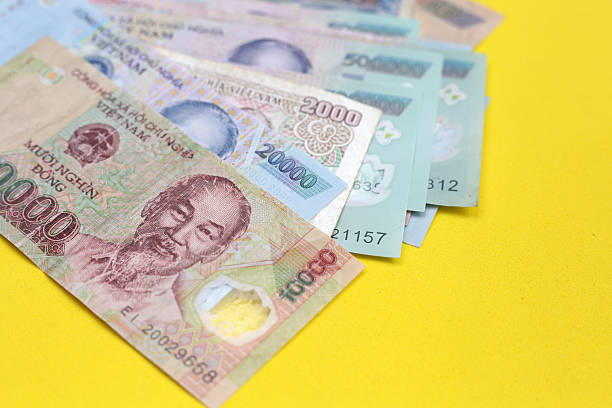 istock Vietnamese dong banknotes. Money concept 2218677265