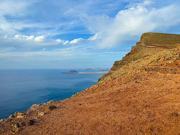 istock View from rugged clifftop of a deep blue Atlantic Ocean and distant headlands 2218680034