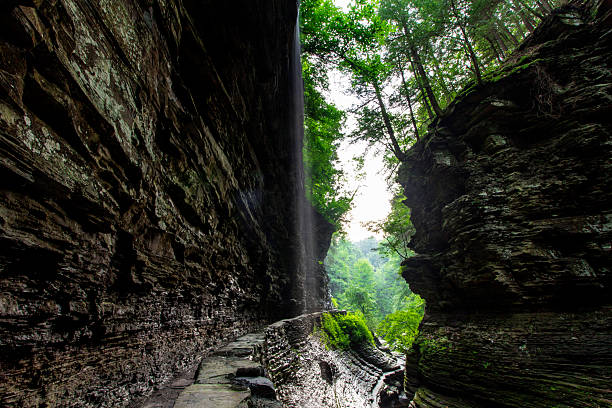 istock Pluto Falls, Watkins Glen State Park, New York 2218682983