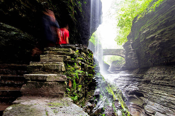 istock Rainbow Falls, Watkins Glen State Park, New York 2218683919