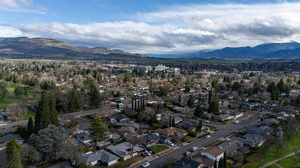 istock Drone shot of Medford Oregon 4 2218685608