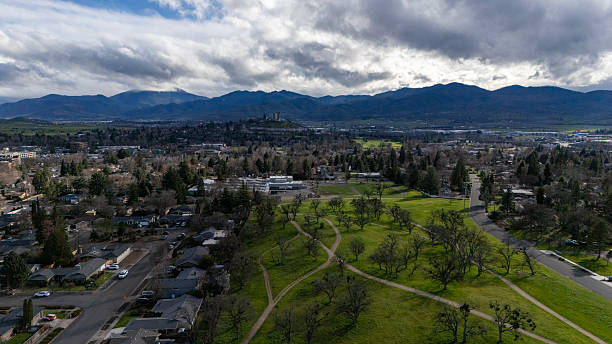 istock Drone shot of Medford Oregon 5 2218685611
