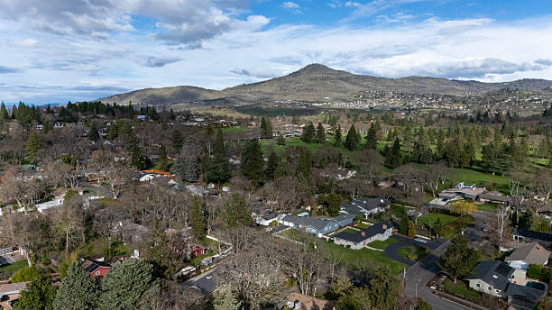 istock Drone shot of Medford Oregon 9 2218685620