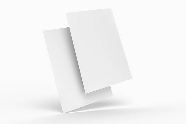 istock 3D realistic blank A4 format paper flyer mockup isolated. Sheet design template for presentation poster, newspaper, flyer, brochure, cover, magazine, card, paper note, postcard, letter or invitation 2218692113