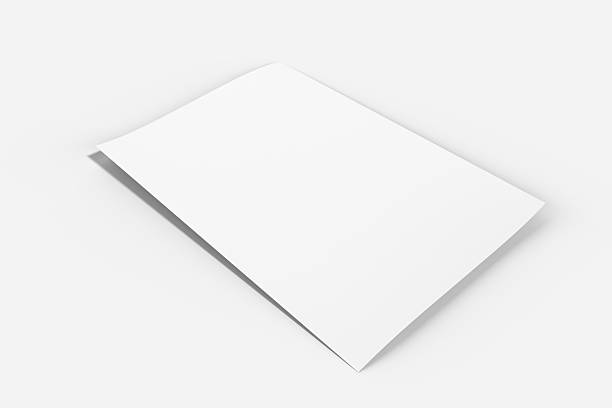 istock 3D realistic blank A4 format paper flyer mockup isolated. Sheet design template for presentation poster, newspaper, flyer, brochure, cover,  magazine, card, paper note, postcard, letter or invitation 2218692137