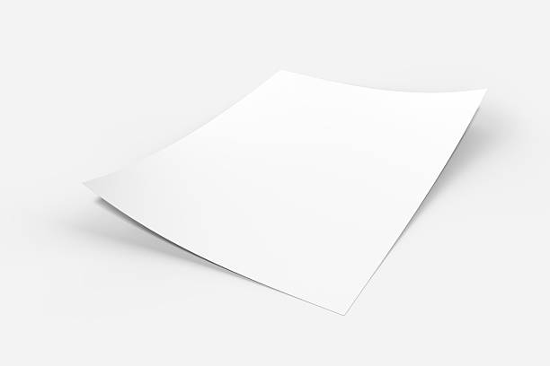 istock 3D realistic blank A4 format paper flyer mockup isolated. Sheet design template for presentation poster, newspaper, flyer, brochure, cover, magazine, card, paper note, postcard, letter or invitation 2218692138