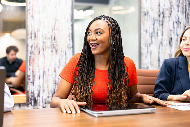 istock Group working together at the conference room table 2218692208