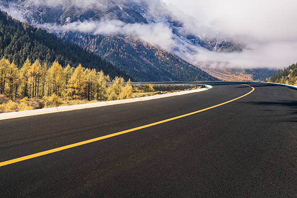 istock Mountain Road in Autumn 2218694315