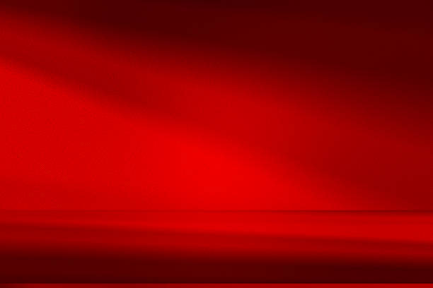 istock Wall interior background, studio and backdrops show products.with shadow from window color red . background for text insertion and presentation product 2218694750