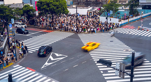 istock Blurred Motion at Shibuya Crossing, Tokyo 2218698718
