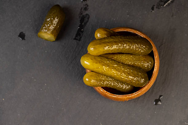 istock small, crispy green cucumbers salted with spices 2218700725