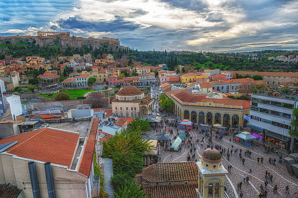 istock Monastiraki Square with the Acropolis in the Background, Athens, Greece 2218705670