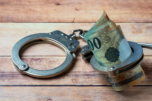 istock Handcuffs and hungarian forint 2218705854