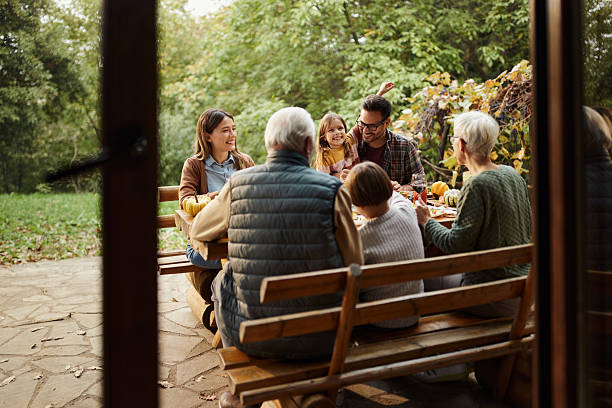 istock Family's lunch on a patio! 2218709655