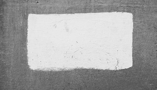 istock Rectangle Painted Wall Minimalist Texture Straight Top View White Gray 2218711224