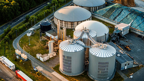 istock Biogas Plant with Silos and Digesters 2218716671