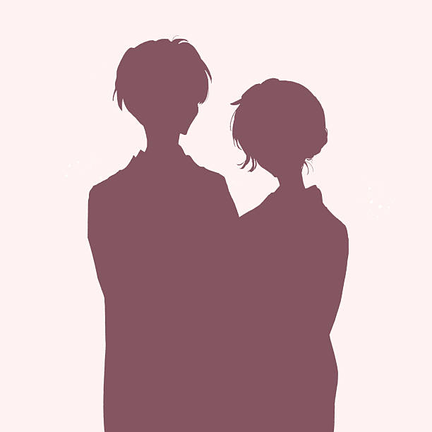 istock Illustration of men and women wearing kimonos 2218717776