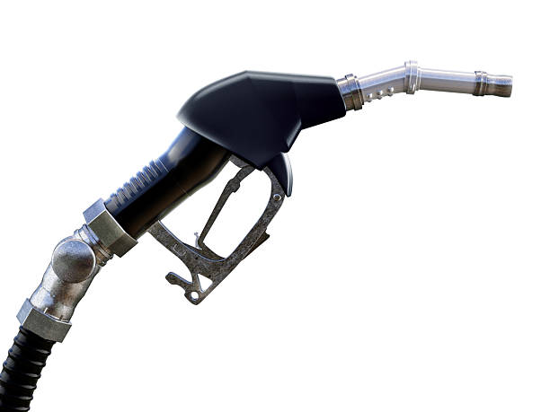 istock Fuel pump nozzle isolated on a white background. 2218720518
