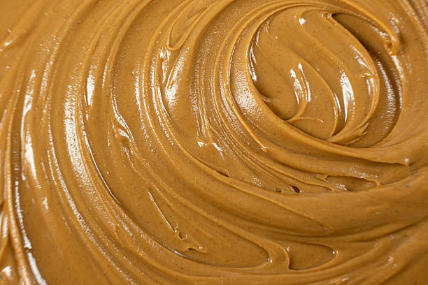 istock Detailed Peanut Butter Texture. Macro Food 2218721883