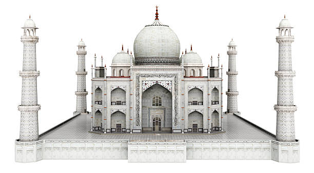 istock Taj Mahal in India isolated on white background 2218722563
