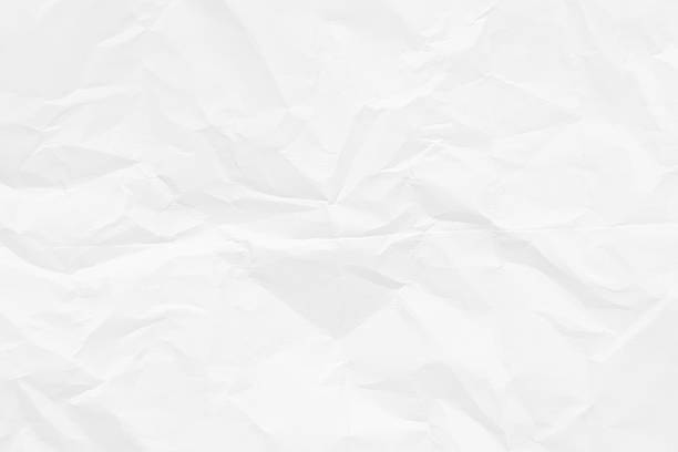 istock Empty blank light white old crumpled crushed creased wrinkled scrunched recycled grainy textured paper horizontal grunge vector background 2218722857