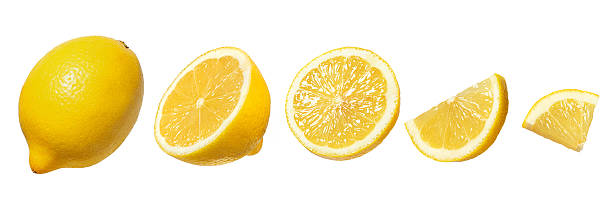 istock Lemon and slices isolated on white background 2218723496