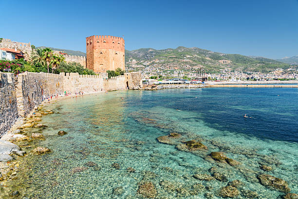 istock Awesome view of the Kizil Kule (Red Tower), Alanya 2218734204