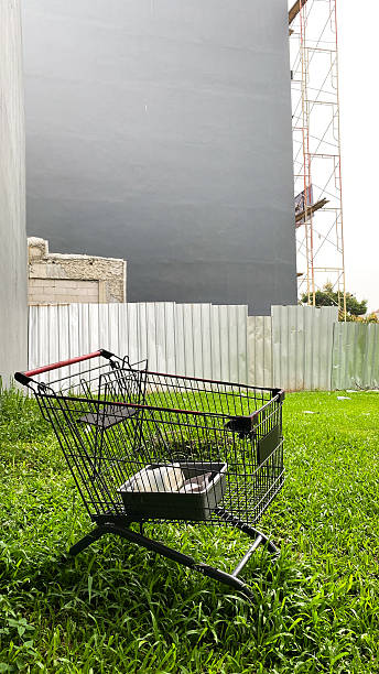 istock unused supermarket trolley 2218736648