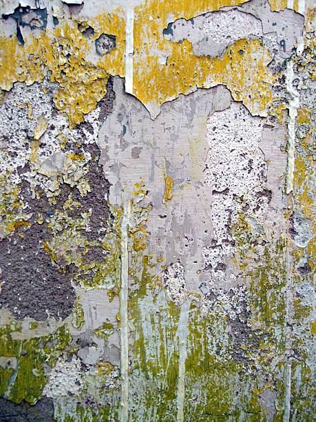 istock Weathered layers of paint on a wall 2218739701