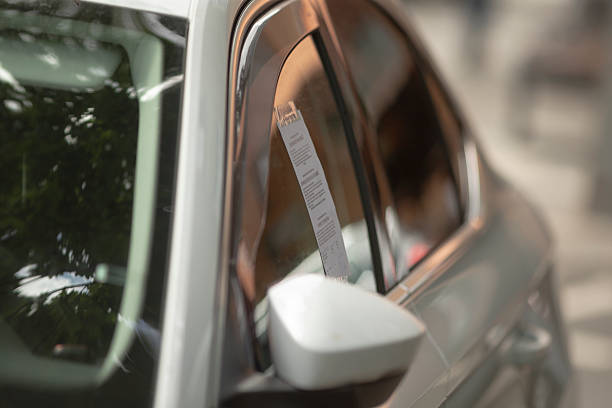 istock A parking ticket has been placed on your car, notifying you of a fine 2218740652