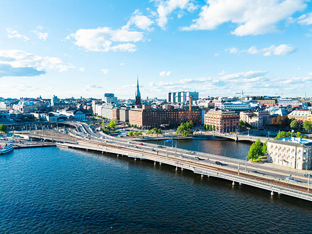 istock Aerial view over Stockholm, Sweden 2218742050