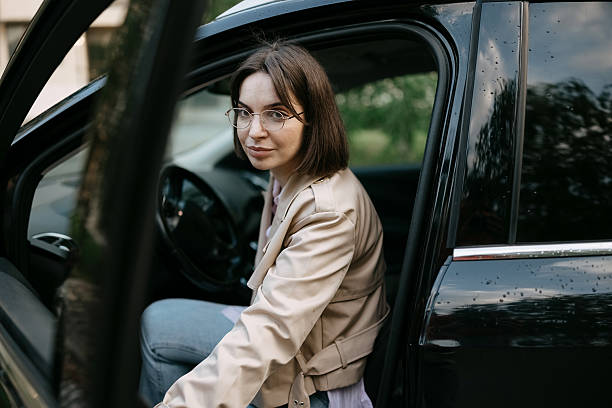 istock Woman is driving her car 2218751209