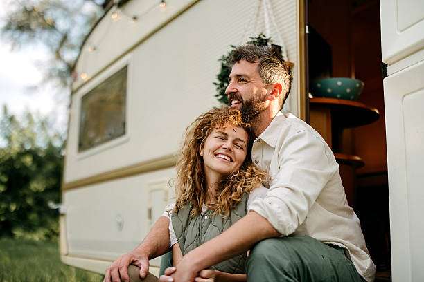 istock Couple enjoying camping 2218751567