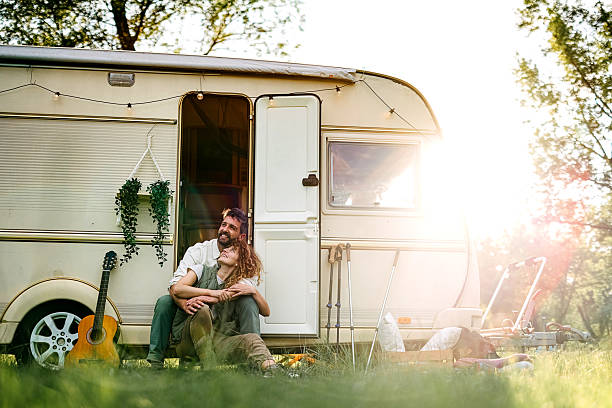istock Couple enjoying camping 2218751570