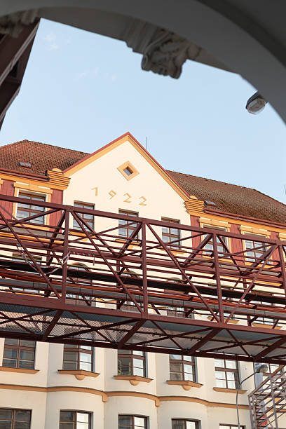 The Historic Building featuring a Pedestrian Bridge constructed in 1922