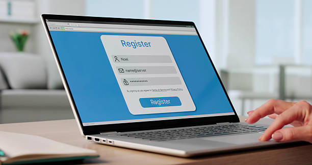 istock Female Designer Filling Out Online Registration Form 2218755714