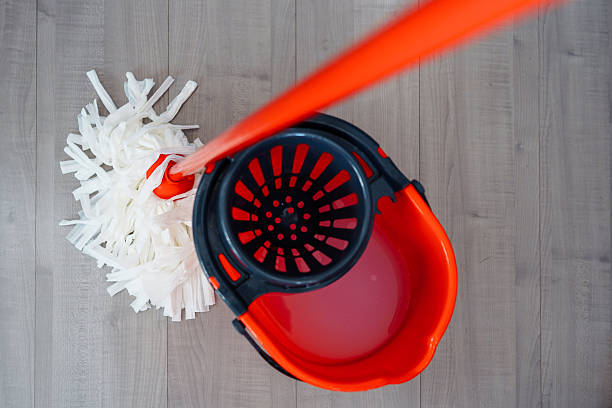 istock bucket for wet cleaning with moisture wringing and mop 2218758122