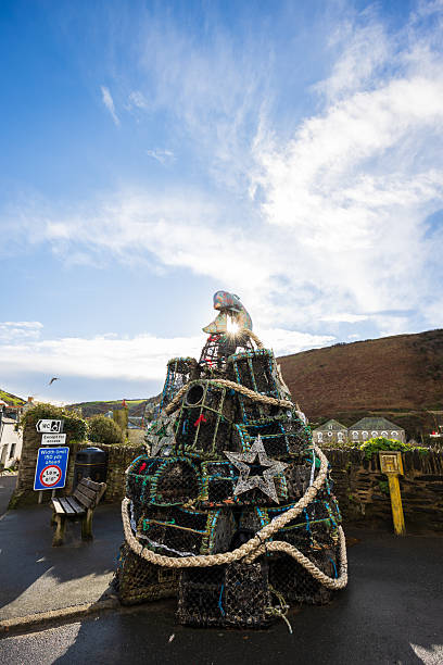 istock Port Issac Christmas tree 2218758342