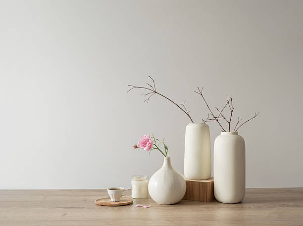 istock eco-friendly flower arrangement in a vase in light natural tones 2218763511