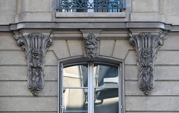 istock Facade Ornaments, Paris, France. 2218763756