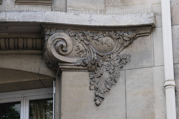 istock Facade Ornaments, Paris, France. 2218763765