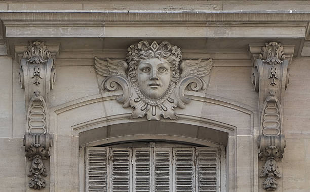 istock Facade Ornaments, Paris, France. 2218763921