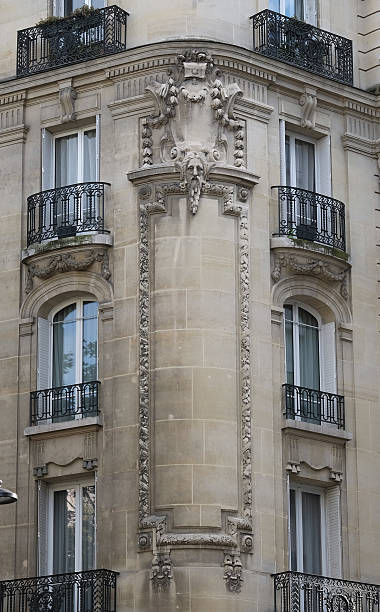 istock Facade Ornaments, Paris, France. 2218764363