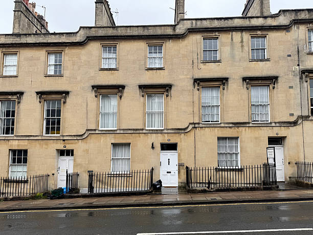 istock Row of terraced townhouses 2218765472